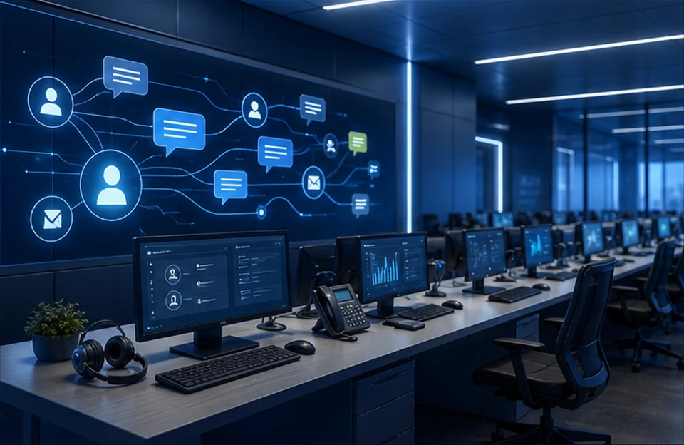 Central de atendimento omnichannel integrada